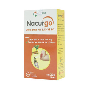 Dung dịch xịt tạo màng sinh học bảo vệ da Nacurgo (30ml)