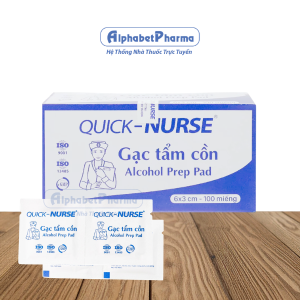 Gạc tẩm cồn Quick Nurse (100 miếng)