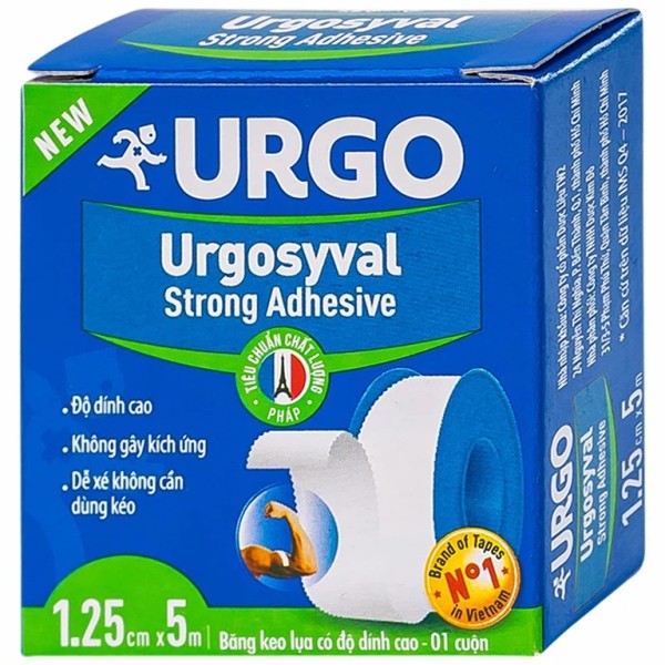 Băng keo y tế Urgosyval Strong Adhessive (1.25cm x 5m)