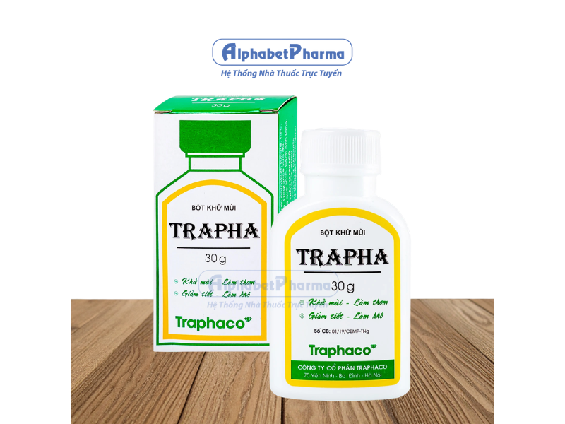 Bột khử mùi làm thơm Trapha (30g)