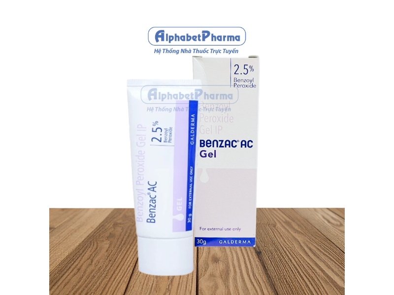 Gel trị mụn Benzac AC gel 2.5% (30g)