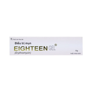 Thuốc điều trị tại chỗ mụn trứng cá Eighteen gel (10g)