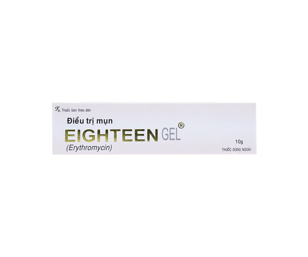 Thuốc điều trị tại chỗ mụn trứng cá Eighteen gel (10g)