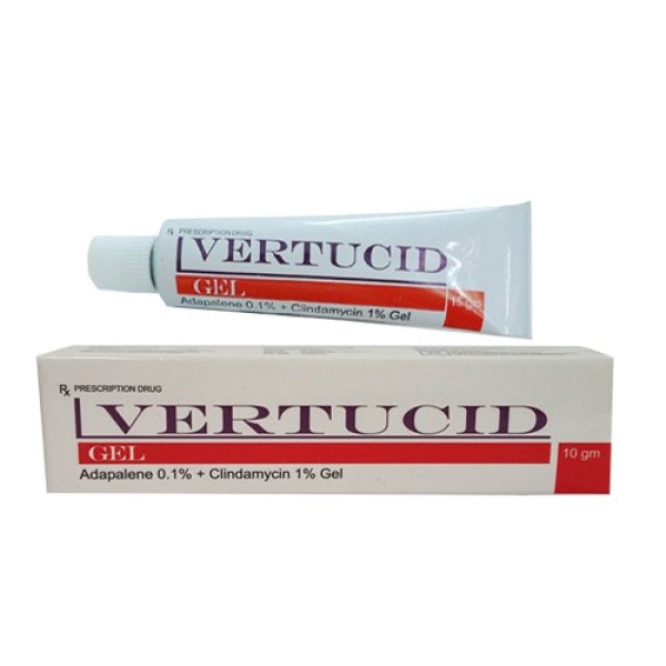 Gel bôi trị mụn trứng cá Vertucid (15g)