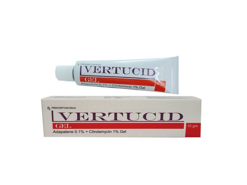 Gel bôi trị mụn trứng cá Vertucid (15g)