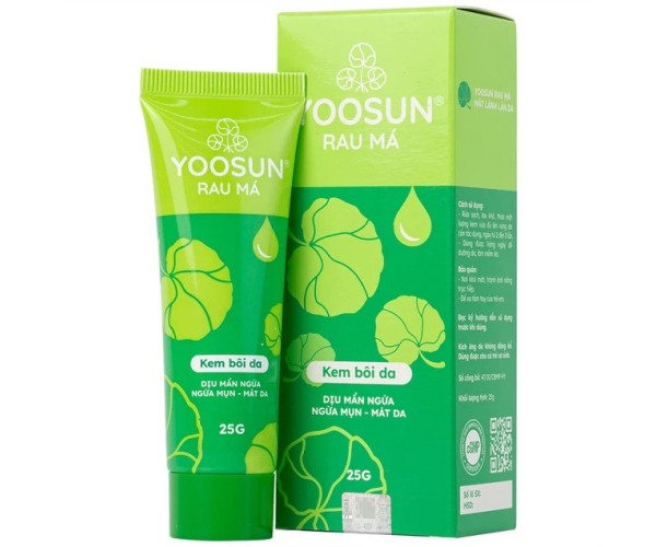 Kem bôi da ngừa mụn, mát da, tránh sẹo Yoosun Rau Má (25g)