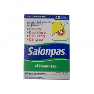 Cao dán giảm đau Salonpas (40 miếng/hộp)