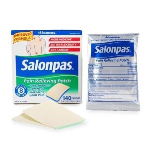 Cao dán giảm đau, kháng viêm của Mỹ Salonpas Pain Relieving Patch (140 miếng/hộp)