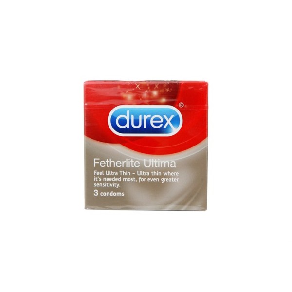 Bao cao su siêu mỏng Durex Fetherlite Ultima (3 cái/hộp)