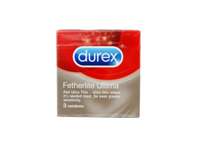 Bao cao su siêu mỏng Durex Fetherlite Ultima (3 cái/hộp)