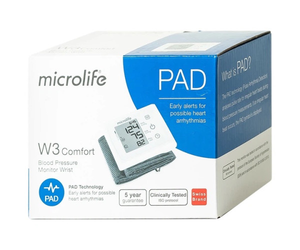 Máy đo huyết áp điện tử cổ tay Microlife W3 Comfort