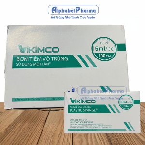 Bơm tiêm sử dụng một lần Vikimco (5ml/cc)