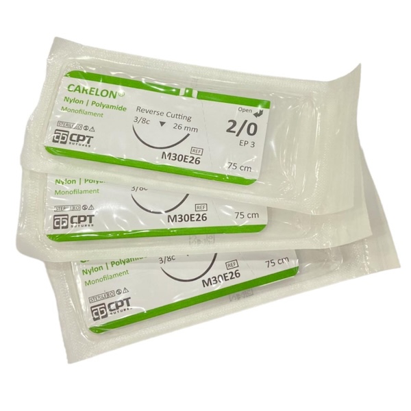 Chỉ phẫu thuật không tiêu CPT Carelon Nylon Polyamide 2/O