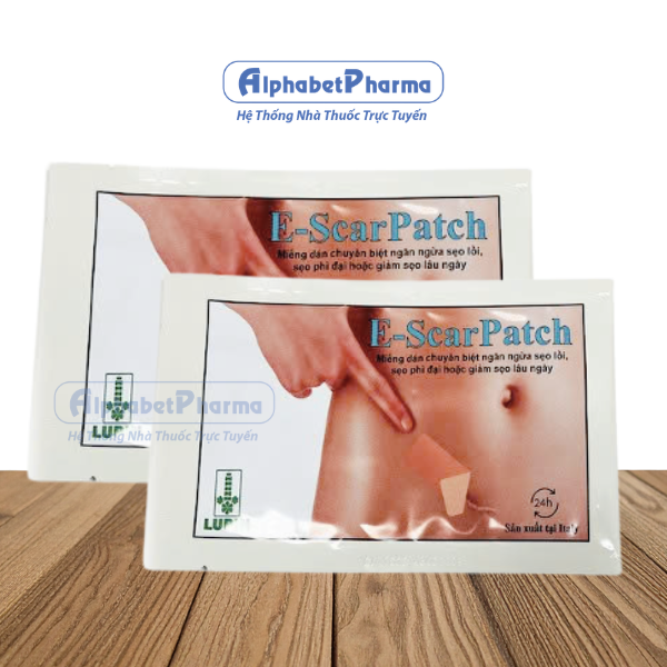 Miếng dán ngăn ngừa sẹo lồi E-ScarPatch 5cm x 15cm (4 miếng/gói)