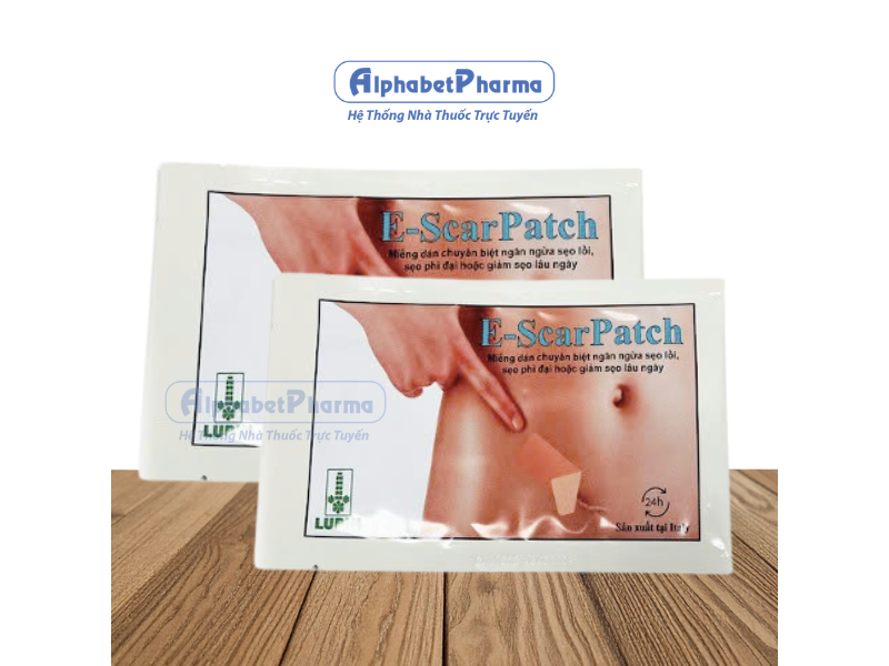 Miếng dán ngăn ngừa sẹo lồi E-ScarPatch 5cm x 15cm (4 miếng/gói)