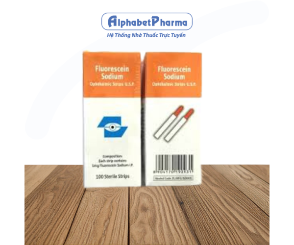 Que nhuộm Fluorescein Sodium Surgi Edge (100 que/hộp)