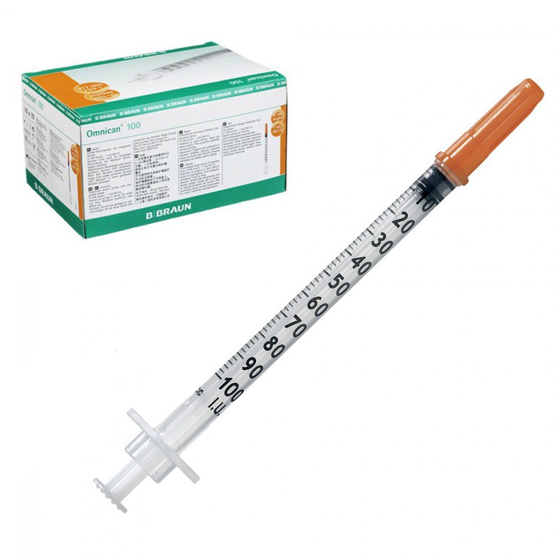 Bơm Tiêm Insulin B.Braun Omnican 1ml/100I.U