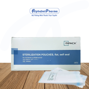 Túi hấp tiệt trùng dụng cụ y tế Mpack 135mm x 285mm (200 túi/hộp)