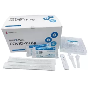 Bộ kit xét nghiệm nhanh Covid-19 ag test Sgti-flex (25 kit/hộp)