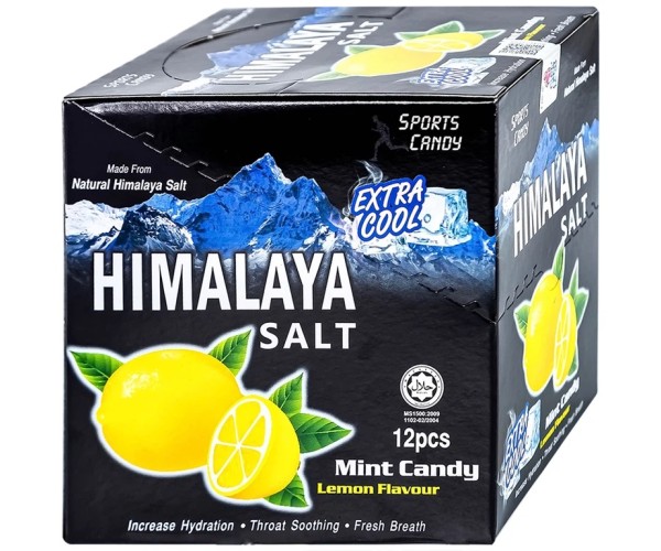 Kẹo Chanh Muối Vị Bạc Hà Himalaya (12 gói/hộp)