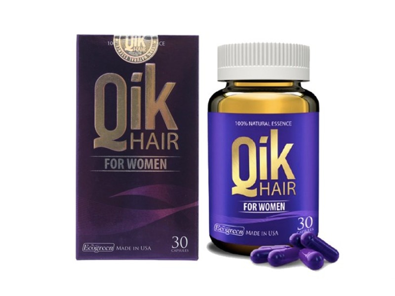 Viên uống kích thích mọc tóc cho nữ Qik Hair For Women (30 viên/hộp)