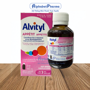 Siro cho trẻ biếng ăn Alvityl Appetite Syrup Pineapple Flavour (100ml)