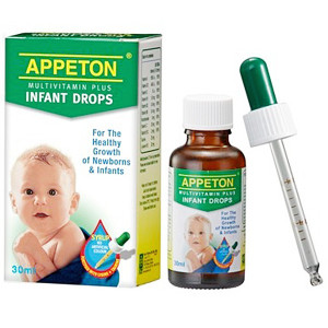 Siro bổ sung vitamin cho trẻ sơ sinh Appeton Infant Drop (30ml)