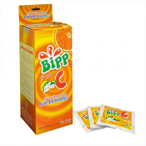 Viên ngậm tăng sức đề kháng vị cam Bipp C (35 gói/hộp)