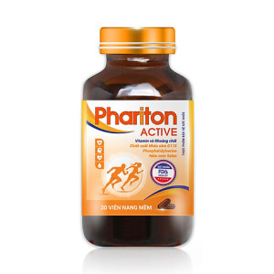 Viên uống bổ sung vitamin và khoáng chất Phariton Active (30 viên/hộp)