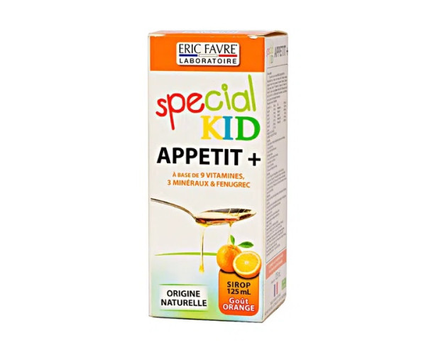Siro hỗ trợ tăng cường tiêu hóa Special Kid Appetit+ Eric Favre Wellness (!25ml)