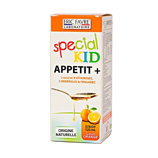 Siro hỗ trợ tăng cường tiêu hóa Special Kid Appetit+ Eric Favre Wellness (!25ml)