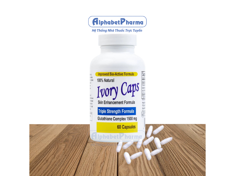 Viên uống đẹp da Ivory Caps (60 viên/chai)