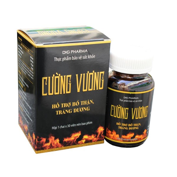 Viên uống bổ thận, tráng dương Cường Vương (30 viên/hộp)