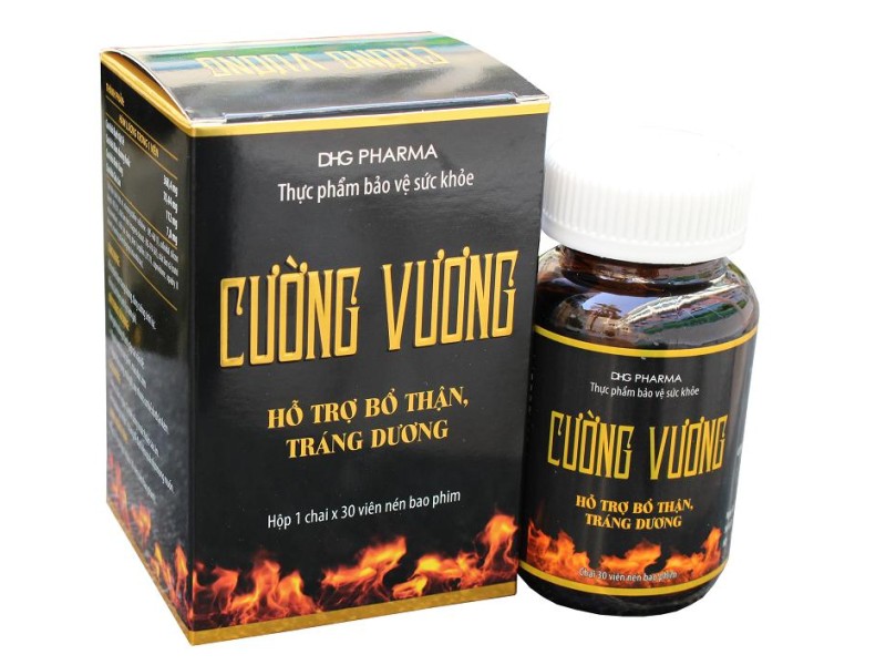 Viên uống bổ thận, tráng dương Cường Vương (30 viên/hộp)