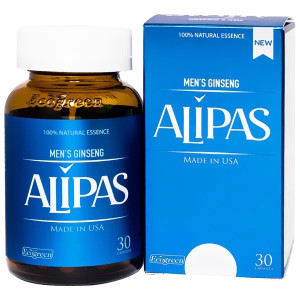 Viên uống tăng cường sinh lý cho nam Sâm Alipas New (30 viên/hộp)