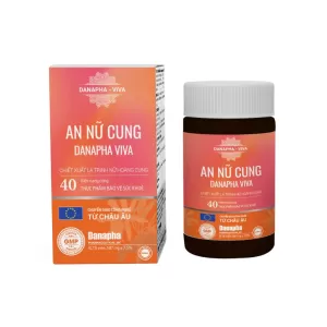 Viên uống hỗ trợ điều trị u xơ tử cung, u vú lành tính An Nữ Cung Danapha Viva (40 viên/hộp)