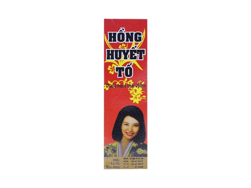 Dung dịch uống hỗ trợ điều kinh, đau bụng kinh Hồng Huyết Tố (250ml)