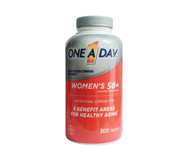 Viên uống bổ sung vitamin và khoáng chất dành cho nữ trên 50 tuổi One A Day Women’s 50+ Complete Multivitamin (300 viên/hộp)