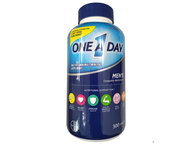 Viên uống bổ sung vitamin và khoáng chất dành cho nam One A Day Men’s Complete Multivitamin (300 viên/hộp)