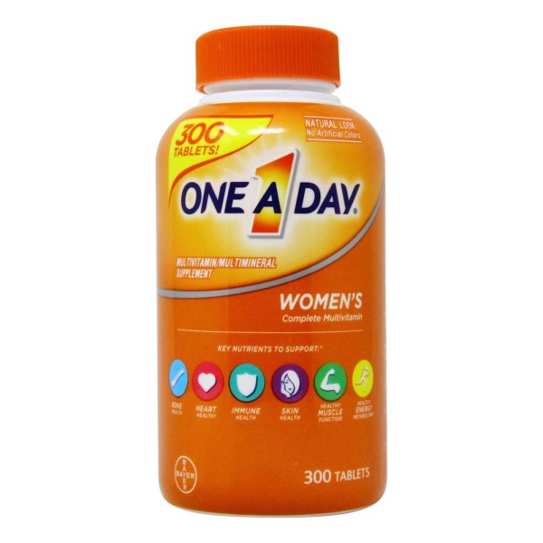 Viên uống bổ sung vitamin và khoáng chất dành cho nữ One A Day Women’s Complete Multivitamin (300 viên/hộp)
