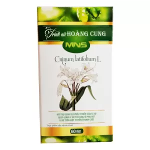 Thuốc điều trị u xơ tử cung & phì đại lành tính tuyến tiền liệt Trinh nữ Hoàng Cung MNS (60 viên/hộp)