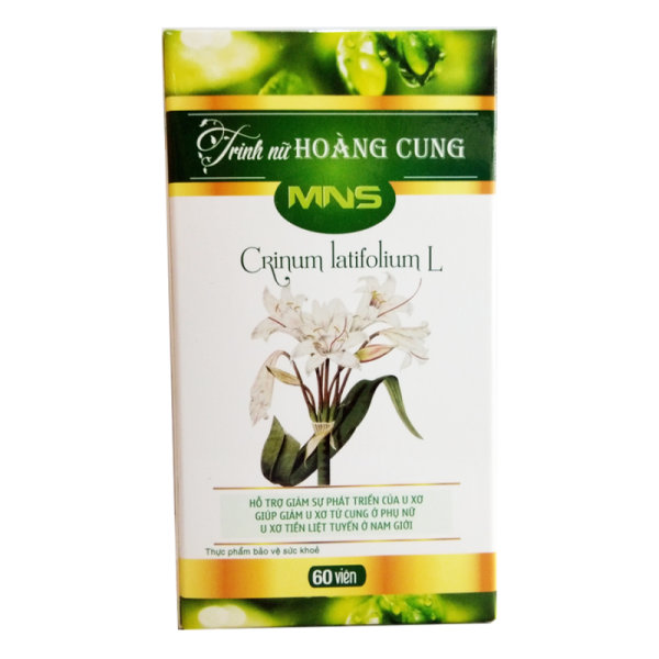 Thuốc điều trị u xơ tử cung & phì đại lành tính tuyến tiền liệt Trinh nữ Hoàng Cung MNS (60 viên/hộp)