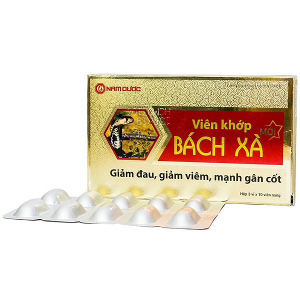 Viên khớp Bách Xà Nam Dược (3 vỉ x 10 viên/hộp)