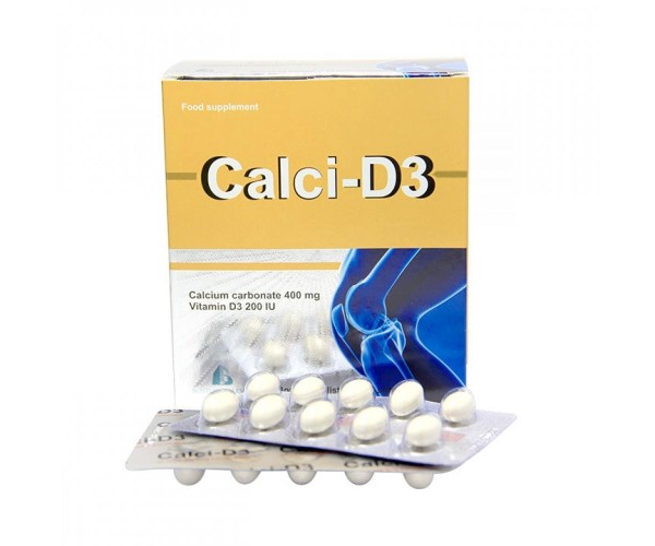 Viên uống giúp xương chắc khỏe Calci-D3 Boston (10 vỉ x 10 viên/hộp)