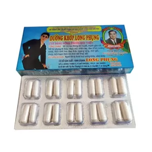 Viên uống giúp lưu thông khí huyết, mạnh gân cốt Dưỡng Khớp Long Phụng (20 viên/hộp)