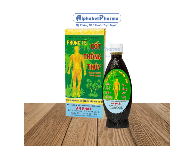 Dung dịch uống hỗ trợ giảm đau nhức chân tay Phong Tê Cốt Thống Thuỷ (280ml)