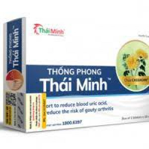 Viên uống hỗ trợ điều trị viêm khớp do gout Thống Phong Thái Minh (2 vỉ x 10 viên/hộp)