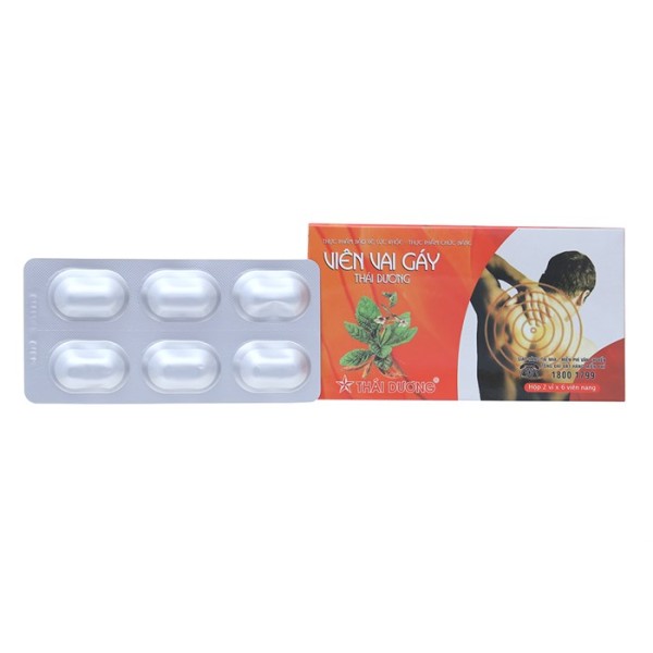 Thực phẩm chức năng Viên vai gáy Thái Dương (2 vỉ x 6 viên/hộp)