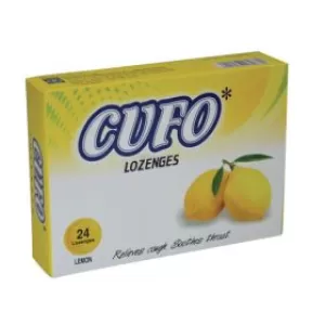 Cufo Lozenges hương vị Chanh (2 vỉ x 12 viên/hộp)