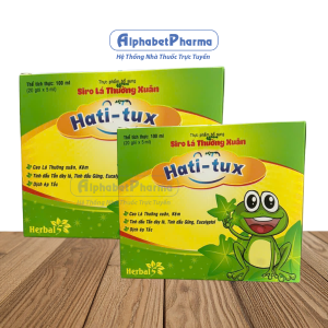 Siro trị ho thảo dược Hati-tux syrup 5ml (20 gói/hộp)